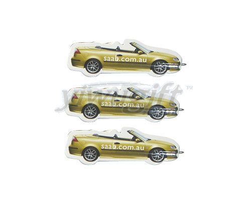 sports car ad bookmark pen, picture