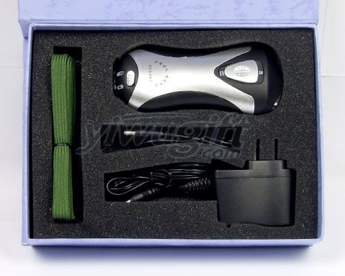 Alarm flashlight hand, picture