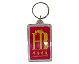 Plastic key chain,Pictrue