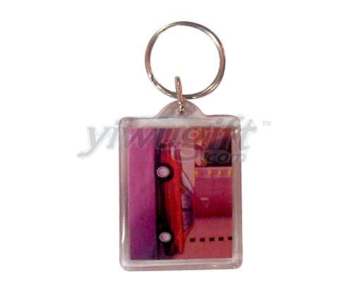 Plastic key buckle, picture