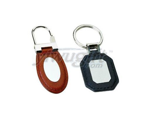 Leather key chain, picture