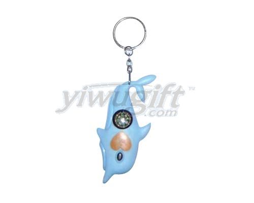 Dolphin key ring, picture