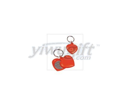 heart-shaped key clasp, picture
