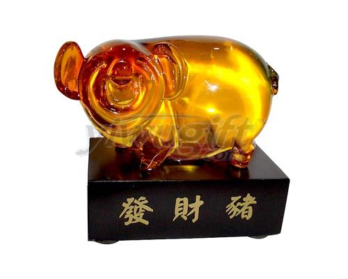 Fortune pig, picture