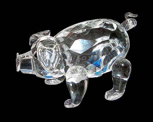 Crystal pig, picture