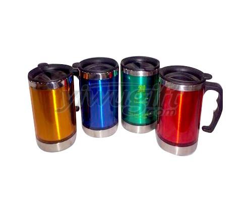 Rainbow camping mug, picture