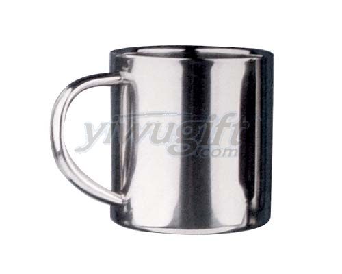 Metal cup, picture