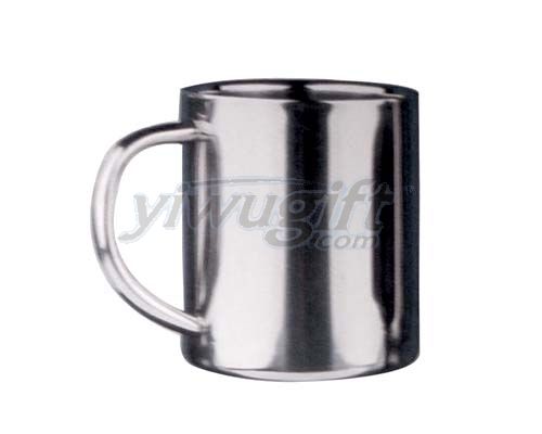 Metal cup, picture