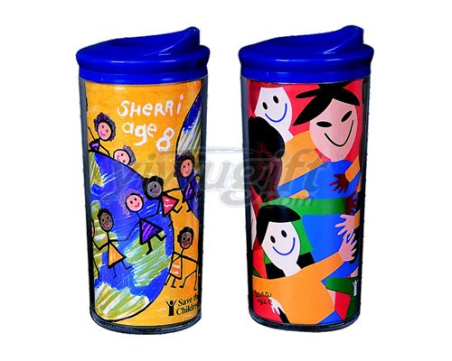 Cartoon premium cup, picture