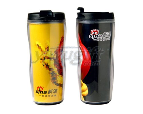 plastic advertising cup, picture