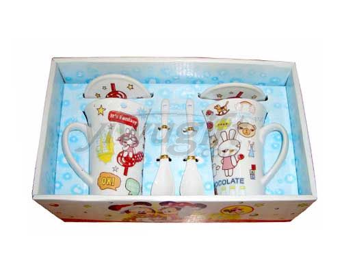 Cartoon lover cup, picture