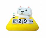 cat desk calendar