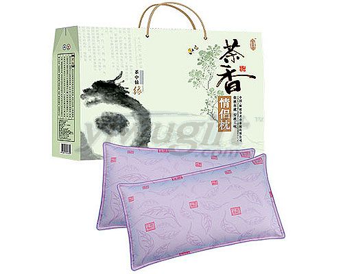 Green tea pillow, picture