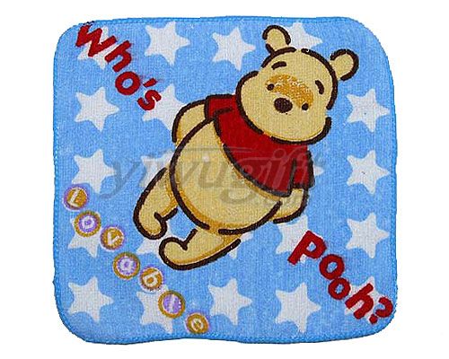 Teddy bear towel, picture