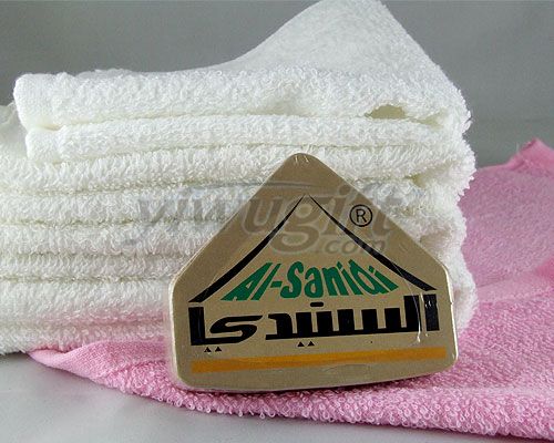 Promotional polygon magic towel, picture