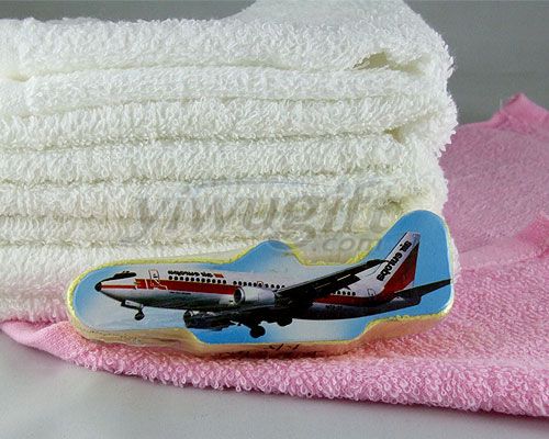 Promotional airplane magic towel