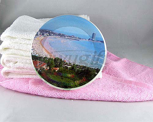 Round magic bathe towel, picture