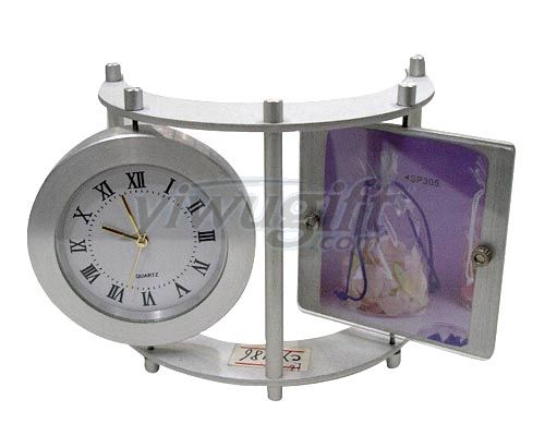 Plush office clock, picture