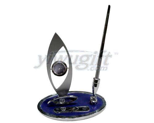 Desktop pen pedestal, picture