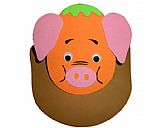 EVA pig cap,Pictrue