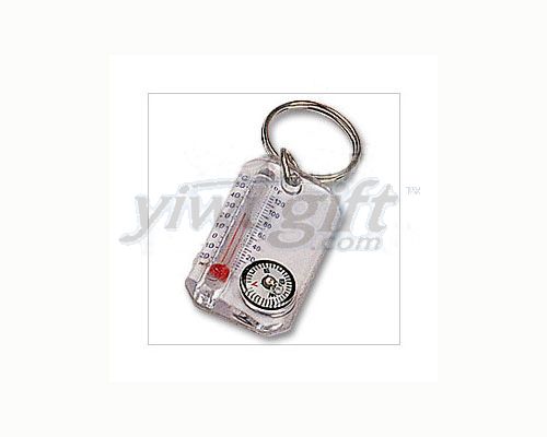 key clasp and plastic thermometer, picture