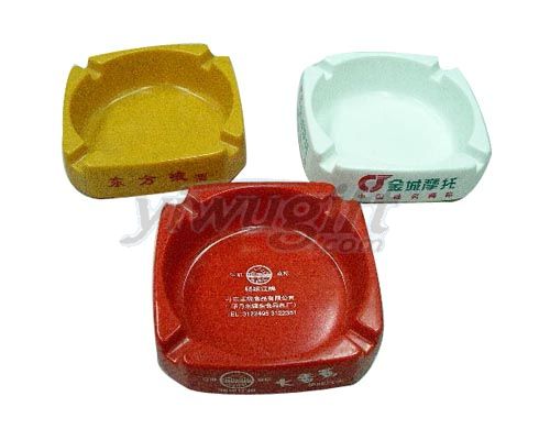 Colourful  ashtray, picture