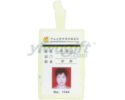 Plastic card holder, picture