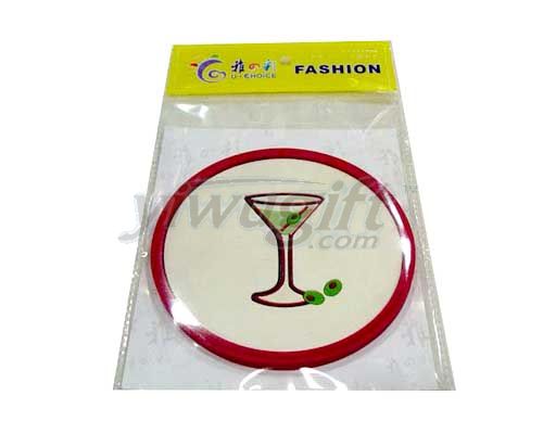 Wine glass  mat, picture