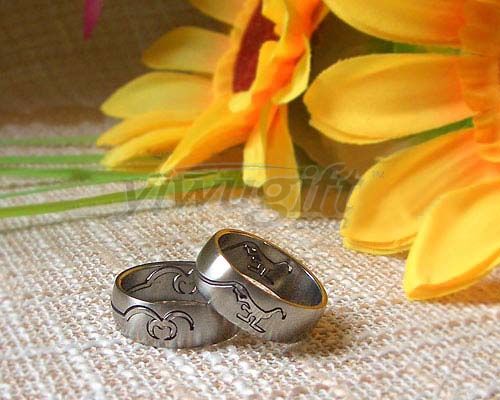 Stainless steel ring, picture