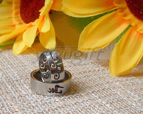 Stainless steel ring, picture