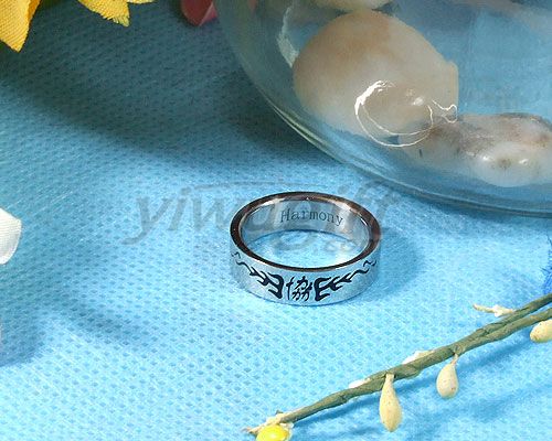 Stainless steel ring, picture