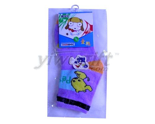 Virgin socks of cartoon, picture