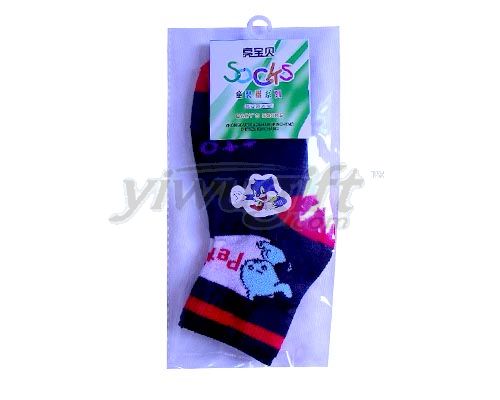 Virgin socks of cartoon, picture