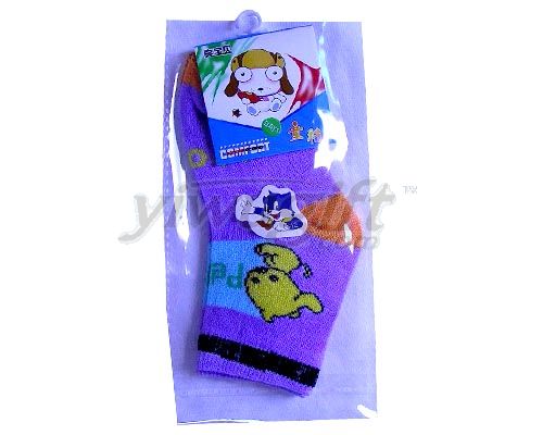 Virgin socks of cartoon, picture