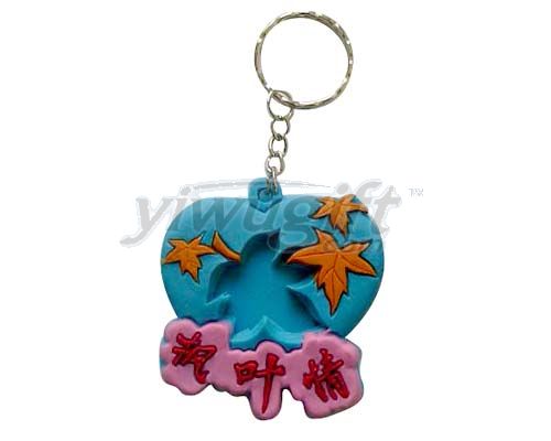 PVC key chain, picture