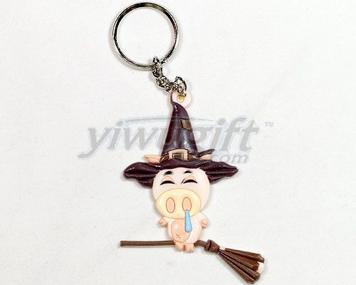 Piglet key ring, picture