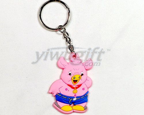 Piglet key ring, picture