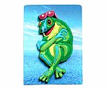 frog infante pvc rubberise fridge magnet