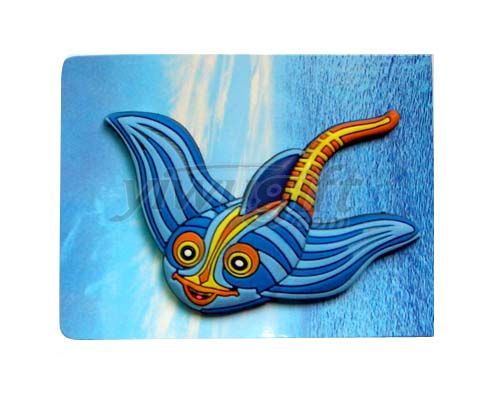 Plastic  fridge magnet, picture