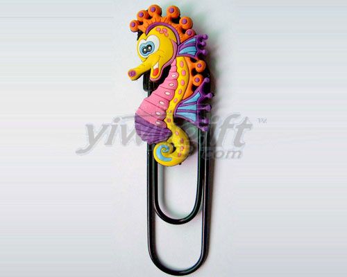 Sea horse book clip, picture