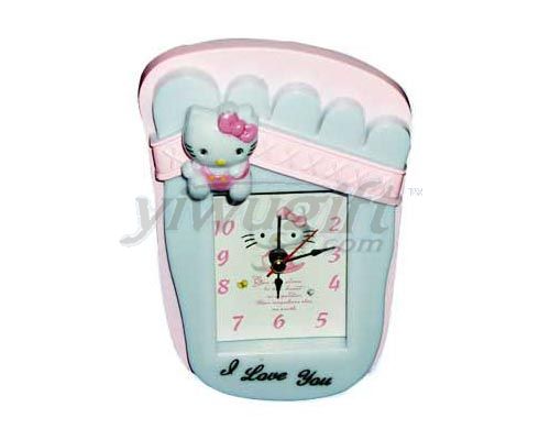 Cartoon clock, picture