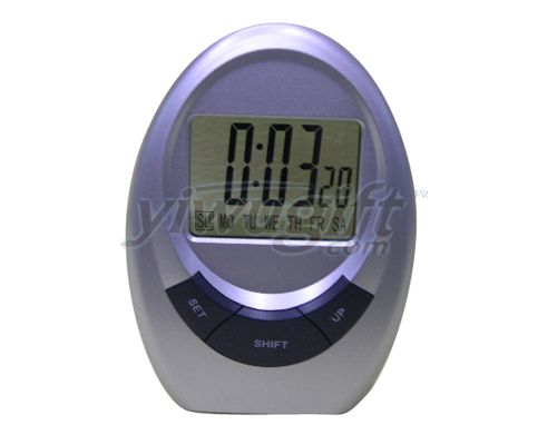 Electric clock, picture