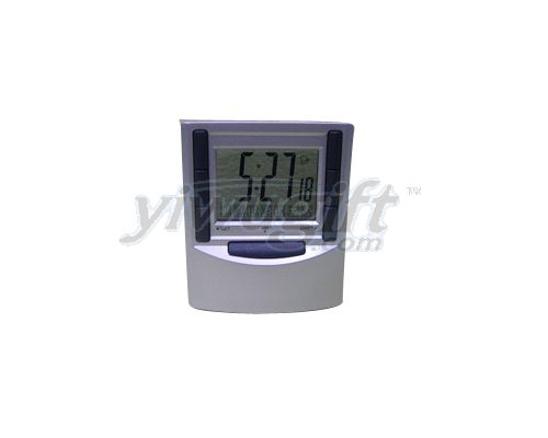 Desktop electric clock, picture