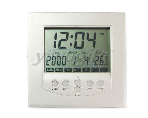 Electric clock, picture