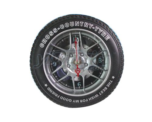 Tire clock, picture