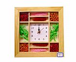 Wood clock, Picture
