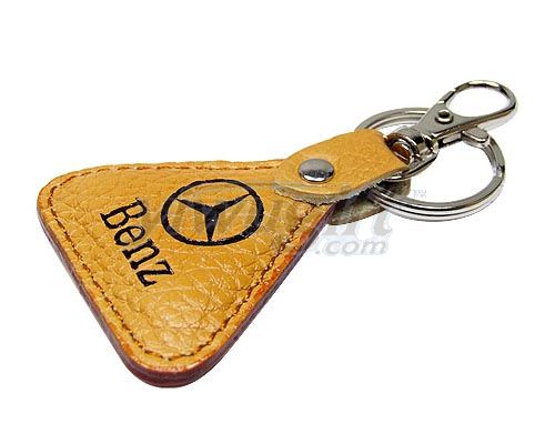 leather key chain, picture