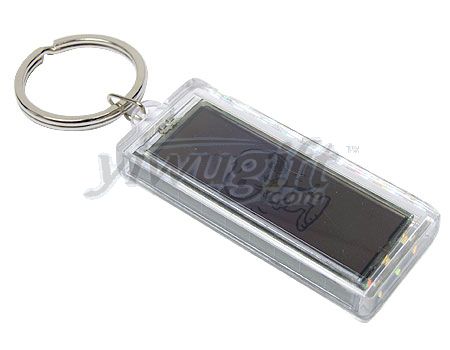 solar key chain, picture