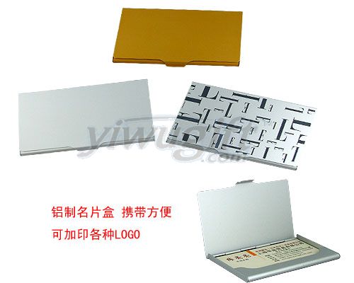 aluminium name card box