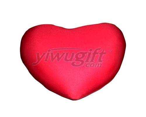 Heart-shaped pillow, picture